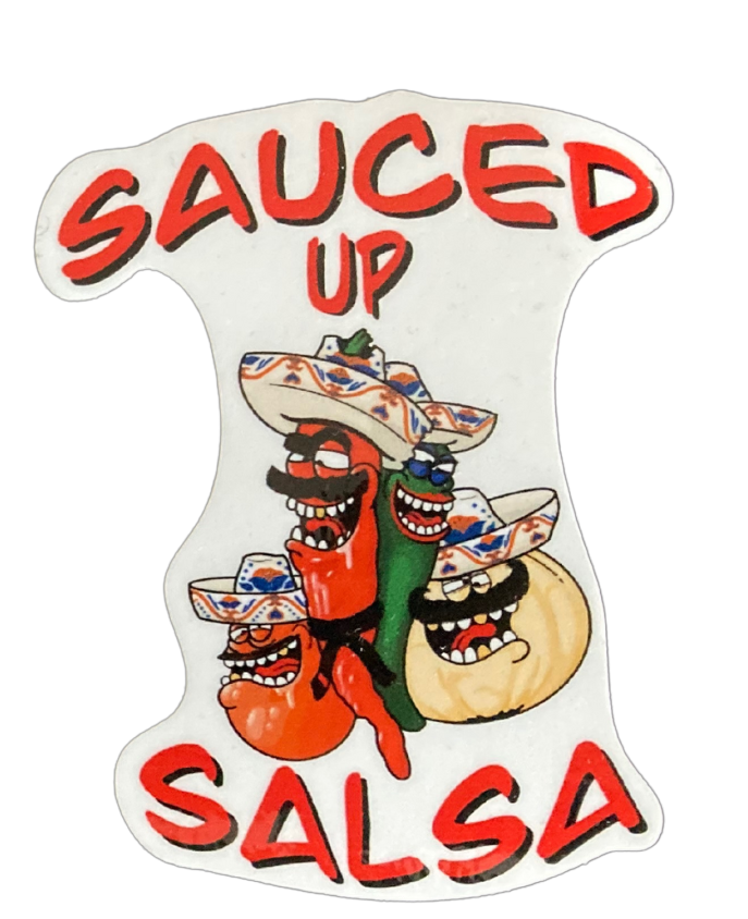 Salsa Vinyl Sticker