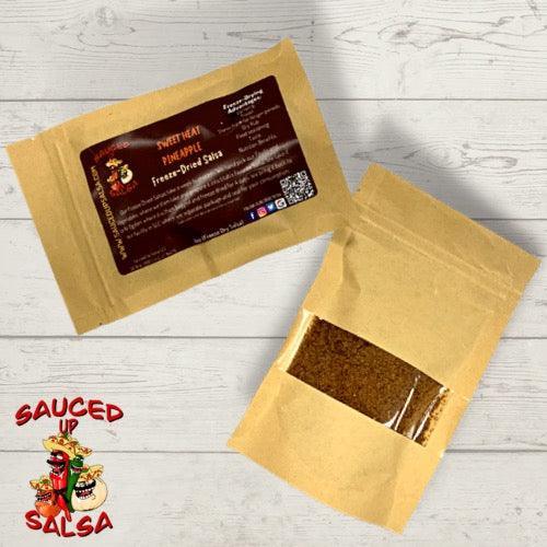 Freeze-Dried Sweet-Heat Pineapple Salsa - Sauced Up Salsa LLC