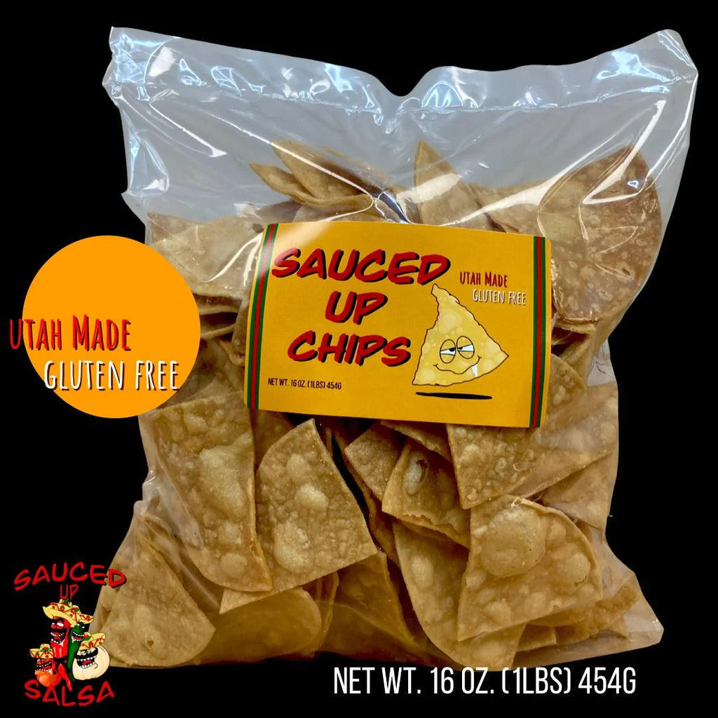 Full Pound Tortilla Chips. - Sauced Up Salsa LLC